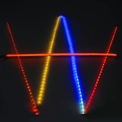 Skorter | Delight Clear Pvc Channel Mounting Holder for 9/16" Led Neon Flex Strips - 10 Pack, 39" Length