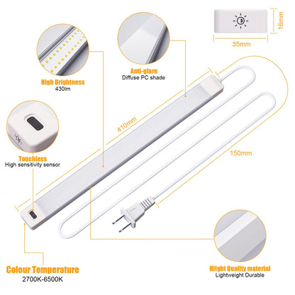 Skorter | Myplus 16" LED Under Bench Light, Motion Sensor, 450 Lumen, 5 Color Options, 2-Pack