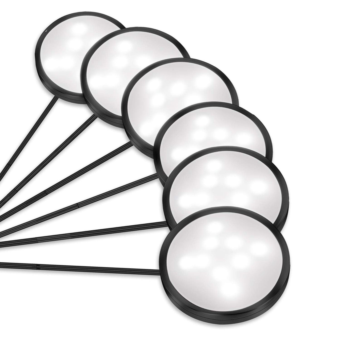 Skorter | Ygs-Tech Led Under Cabinet Lighting Kit, 1020 Lumen, 5000K, Touch Dimming, 6-Pack