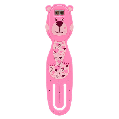 Skorter | Flexilight Pal Led Bookmark Reading Light - Rechargeable Bear Clip Lamp For Readers & Writers