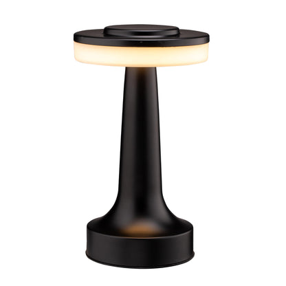 Skorter | O'Bright Portable Led Table Lamp, Touch Sensor, 3 Brightness Levels, Rechargeable Night Light - Matte Black