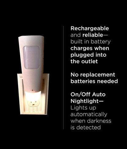 Skorter | Westek LED Emergency Lighting - 3-In-1 Rechargeable Flashlight & Night Light For Power Outages, 2 Pack