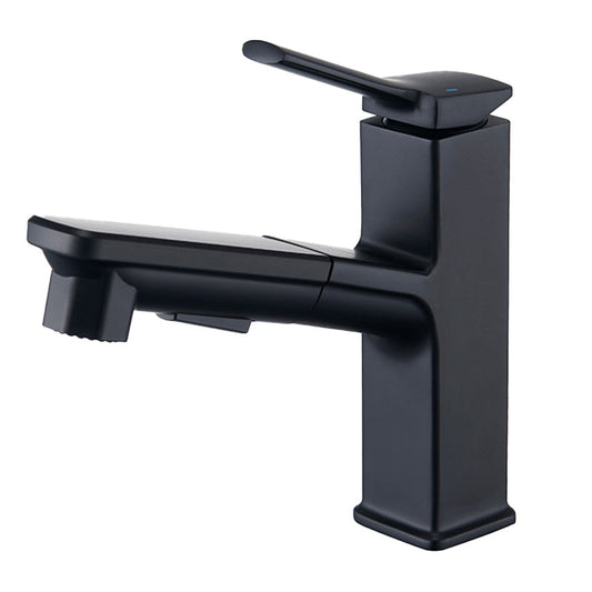 Skorter | Contemporary Basin Mixer Lever Handles Low Arc Copper Basin Mixer