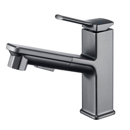 Skorter | Contemporary Basin Mixer Lever Handles Low Arc Copper Basin Mixer