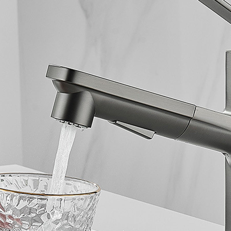 Skorter | Contemporary Basin Mixer Lever Handles Low Arc Copper Basin Mixer