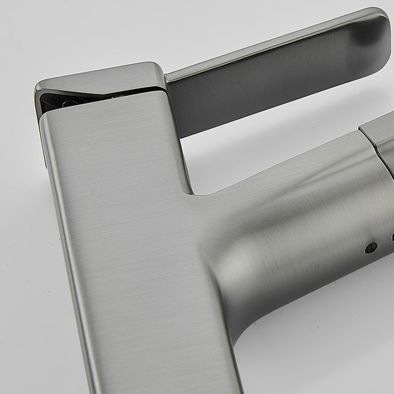 Skorter | Contemporary Basin Mixer Lever Handles Low Arc Copper Basin Mixer