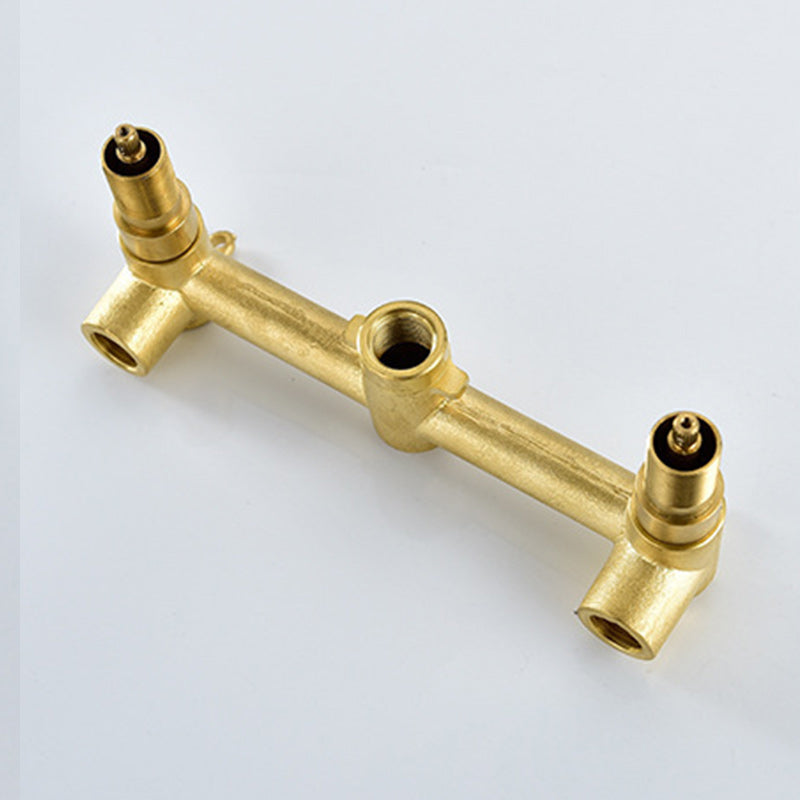 Skorter | 3 holes faucet 2 cross handle wall-mounted faucet for the bathroom