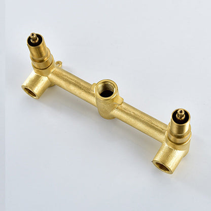 Skorter | 3 holes faucet 2 cross handle wall-mounted faucet for the bathroom