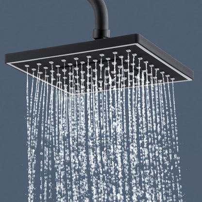 Skorter | Contemporary Style Shower Head Plastic Fixed Shower Head in Round and Square Shape