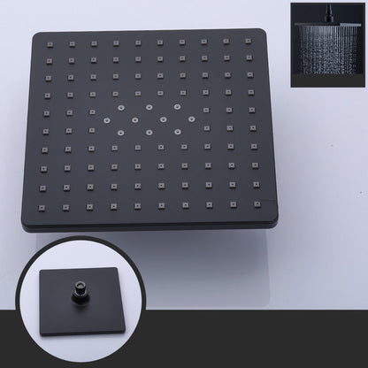 Skorter | Contemporary Style Shower Head Plastic Fixed Shower Head in Round and Square Shape