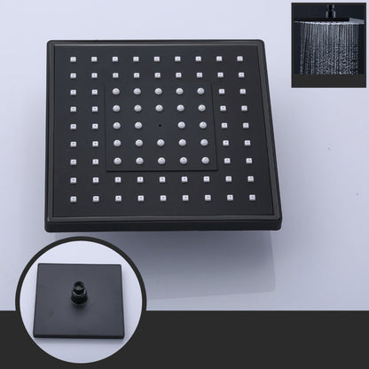 Skorter | Contemporary Style Shower Head Plastic Fixed Shower Head in Round and Square Shape