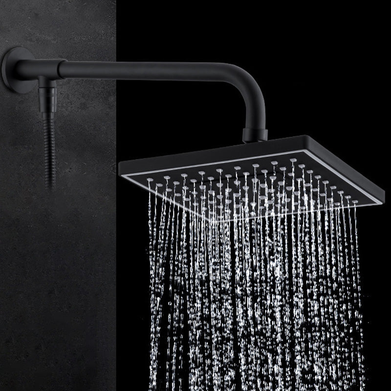 Skorter | Contemporary Style Shower Head Plastic Fixed Shower Head in Round and Square Shape