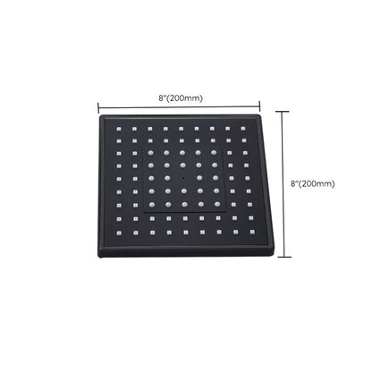 Skorter | Contemporary Style Shower Head Plastic Fixed Shower Head in Round and Square Shape