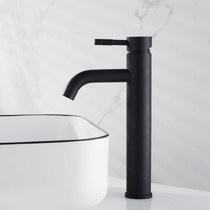 Skorter | Contemporary Vessel Faucet Single Handle Low Arc Copper Vessel Faucet