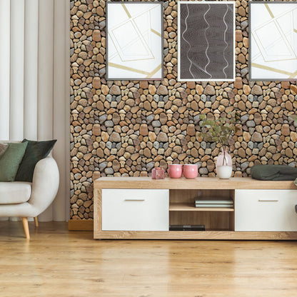 Skorter | Artificial Stone Panel Wall Modern Minimalist Home Living Room Wall Panel (5-Pack)