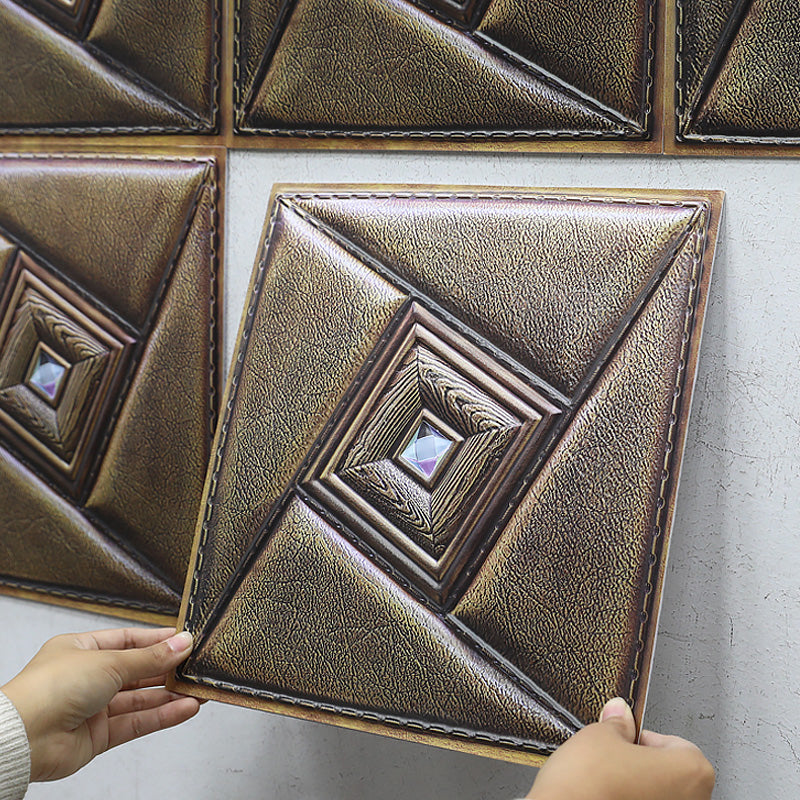 Skorter | 3D Three-Dimensional Panel Wall Beautiful Style Living Room Bedroom Wall Panel (5-Pack)