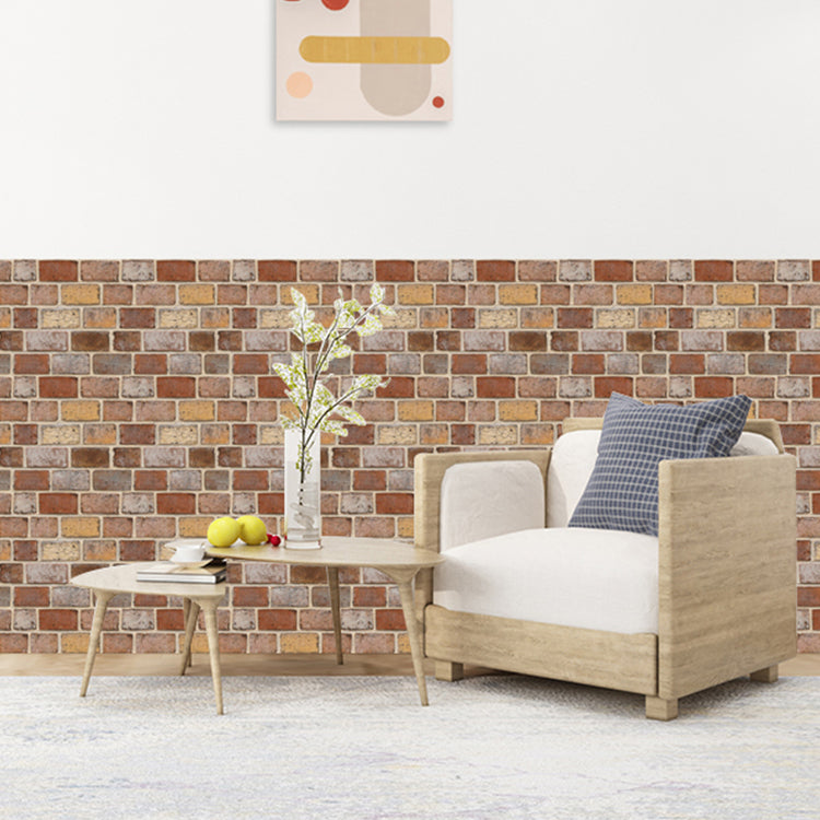 Skorter | Artificial Brick Panel Wall Farmhouse Style Simple Living Room Wall Panel (5-Pack)