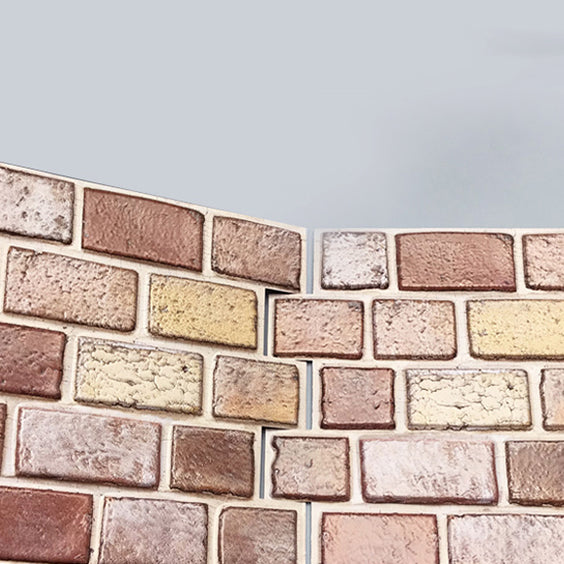 Skorter | Artificial Brick Panel Wall Farmhouse Style Simple Living Room Wall Panel (5-Pack)