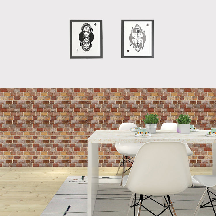 Skorter | Artificial Brick Panel Wall Farmhouse Style Simple Living Room Wall Panel (5-Pack)