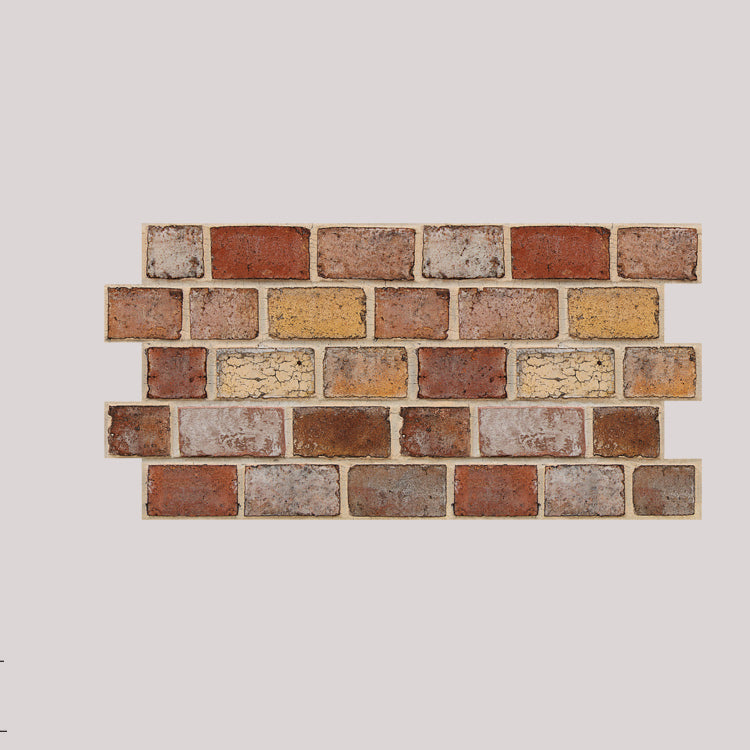 Skorter | Artificial Brick Panel Wall Farmhouse Style Simple Living Room Wall Panel (5-Pack)