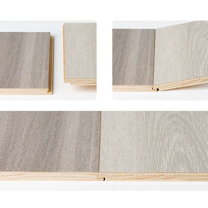 Skorter | 49"x8" width E0 natural solid wood laminate flooring, click-lock, waterproof