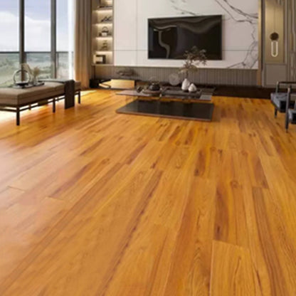 Skorter | 49"x8" width E0 natural solid wood laminate flooring, click-lock, waterproof
