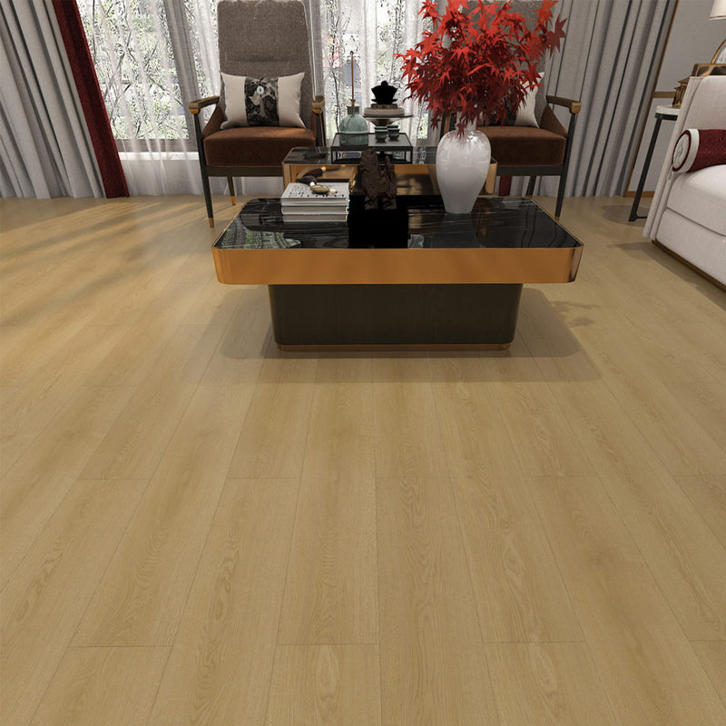 Skorter | 49"x8" width E0 natural solid wood laminate flooring, click-lock, waterproof