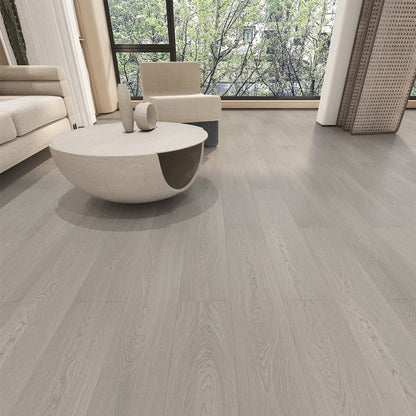 Skorter | 49"x8" width E0 natural solid wood laminate flooring, click-lock, waterproof