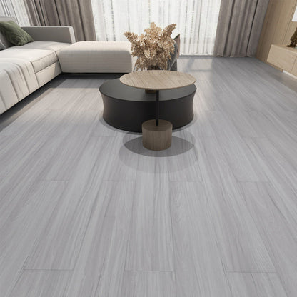 Skorter | 49"x8" width E0 natural solid wood laminate flooring, click-lock, waterproof