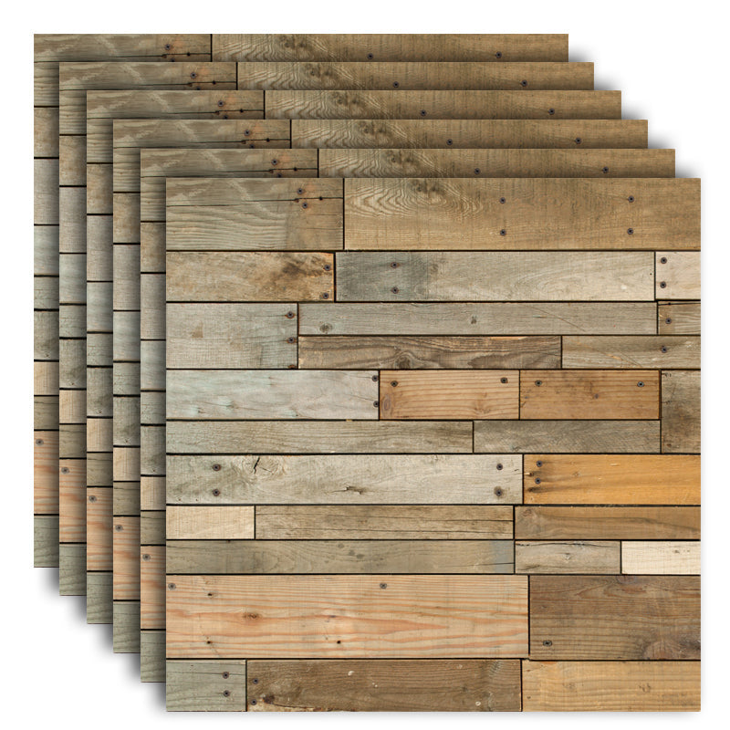 Skorter | 3D Wood Grain Wall Panel modern minimalist Home Living Room Bathroom Panel Wall (5-Pack)