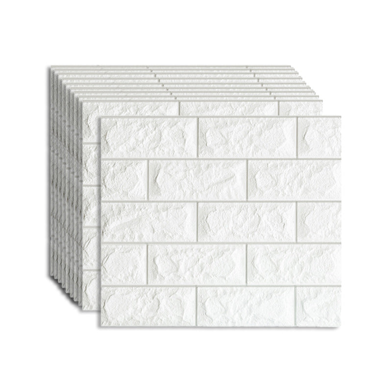 Skorter | 3D Artificial Brick Wall Panel Industrial Style Living Space Wall Plate (Pack of 10)