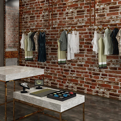 Skorter | 3D Artificial Brick Wall Panel Industrial Style Living Space Wall Plate (Pack of 10)