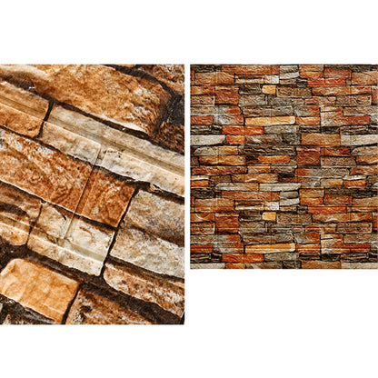 Skorter | 3D Artificial Brick Wall Panel Industrial Style Living Space Wall Plate (Pack of 10)