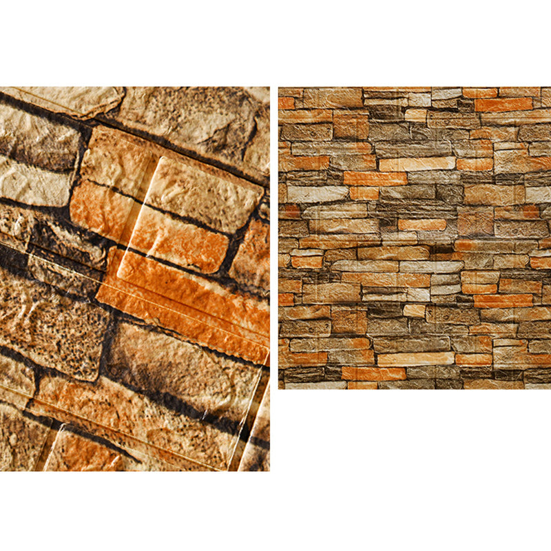 Skorter | 3D Artificial Brick Wall Panel Industrial Style Living Space Wall Plate (Pack of 10)