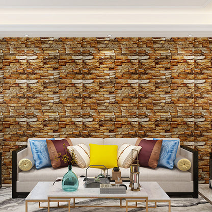 Skorter | 3D Artificial Brick Wall Panel Industrial Style Living Space Wall Plate (Pack of 10)