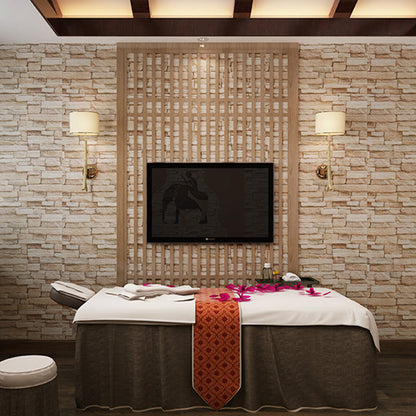 Skorter | 3D Artificial Brick Wall Panel Industrial Style Living Space Wall Plate (Pack of 10)