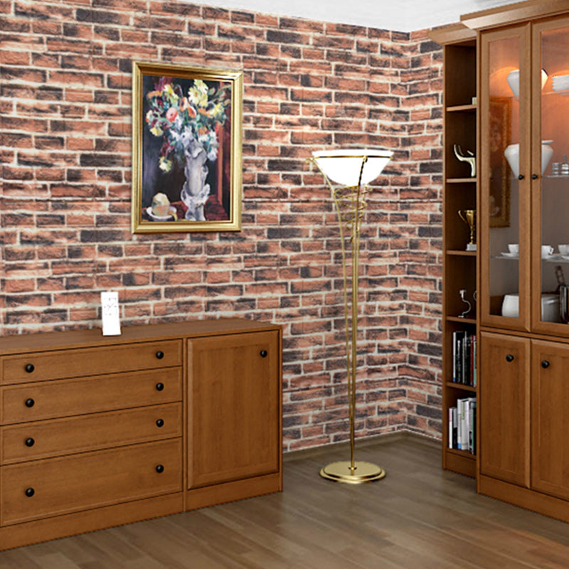 Skorter | Artificial Brick Wall Panel In Industrial Style Simple Living Living Room Wall Panel (1-Pack)