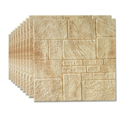 Skorter | 3D artificial stone wall panel industrial style living room wall panel (pack of 10)