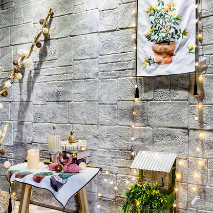 Skorter | 3D artificial stone wall panel industrial style living room wall panel (pack of 10)