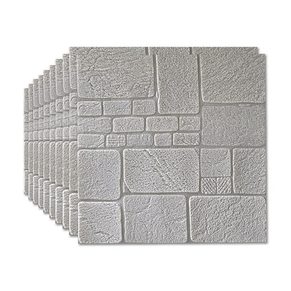 Skorter | 3D artificial stone wall panel industrial style living room wall panel (pack of 10)