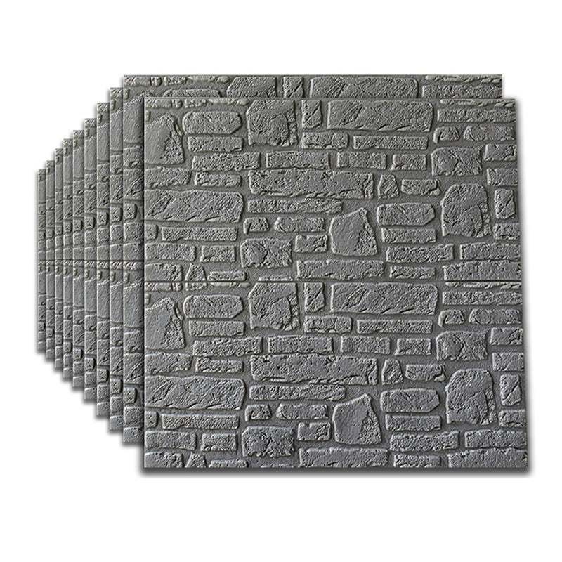 Skorter | 3D artificial stone wall panel industrial style living room wall panel (pack of 10)