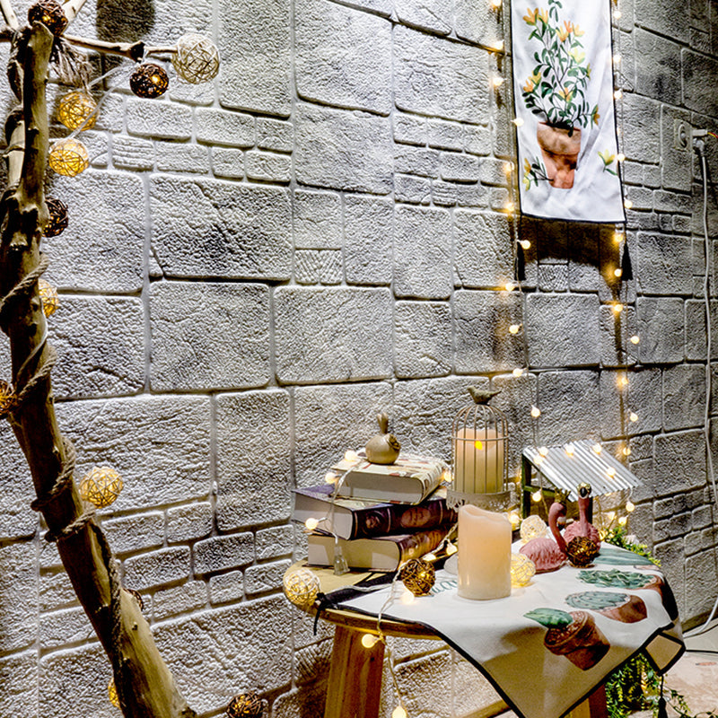 Skorter | 3D artificial stone wall panel industrial style living room wall panel (pack of 10)