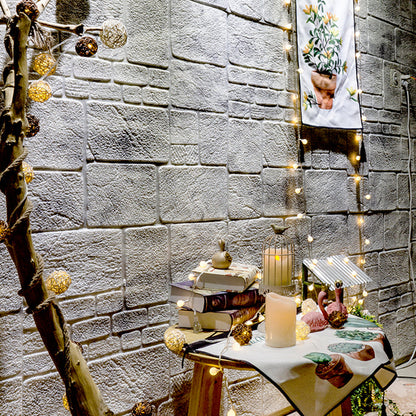 Skorter | 3D artificial stone wall panel industrial style living room wall panel (pack of 10)