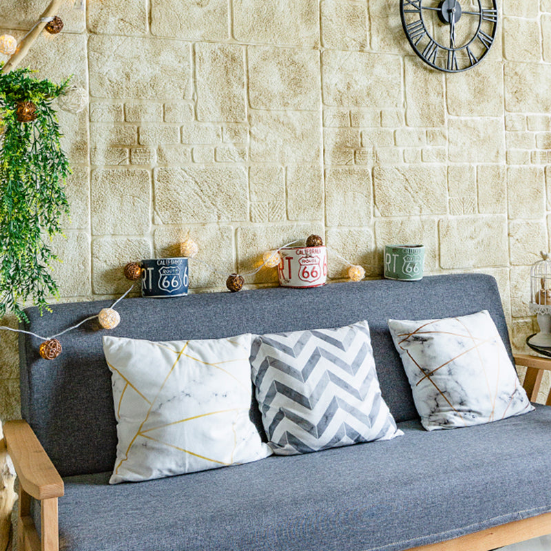 Skorter | 3D artificial stone wall panel industrial style living room wall panel (pack of 10)