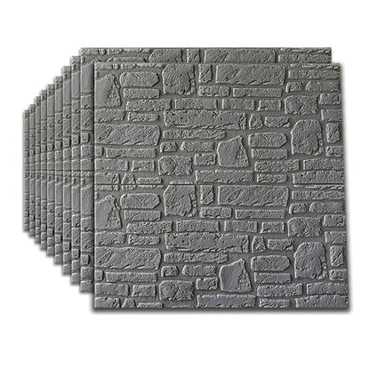 Skorter | 3D Artificial Stone Wall Panel Modern Style Living Room Wall Panel (10-Pack)