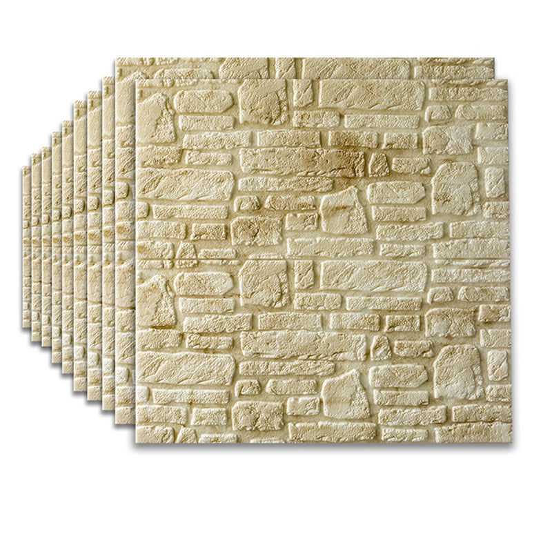 Skorter | 3D Artificial Stone Wall Panel Modern Style Living Room Wall Panel (10-Pack)