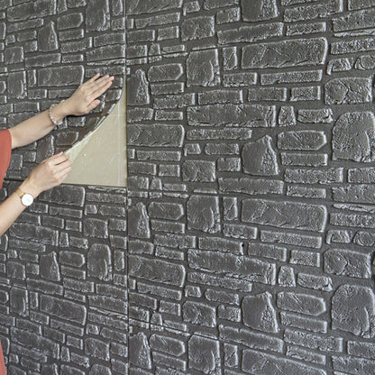 Skorter | 3D Artificial Stone Wall Panel Modern Style Living Room Wall Panel (10-Pack)