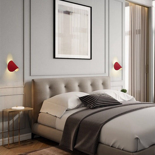 Skorter | Eveline Modern Geometric LED Wall Lamp - 4 Colors Indoor/Outdoor Metal