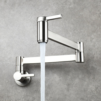 Skorter | Beautiful Wall Mounted Brass Fixtures Stain Resistant Wall Mounted Bathroom Faucet