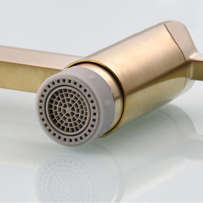 Skorter | Beautiful Wall Mounted Brass Fixtures Stain Resistant Wall Mounted Bathroom Faucet